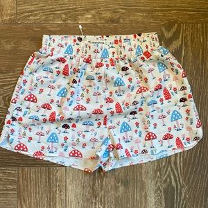 Mushroom Sleep Shorts 🍄